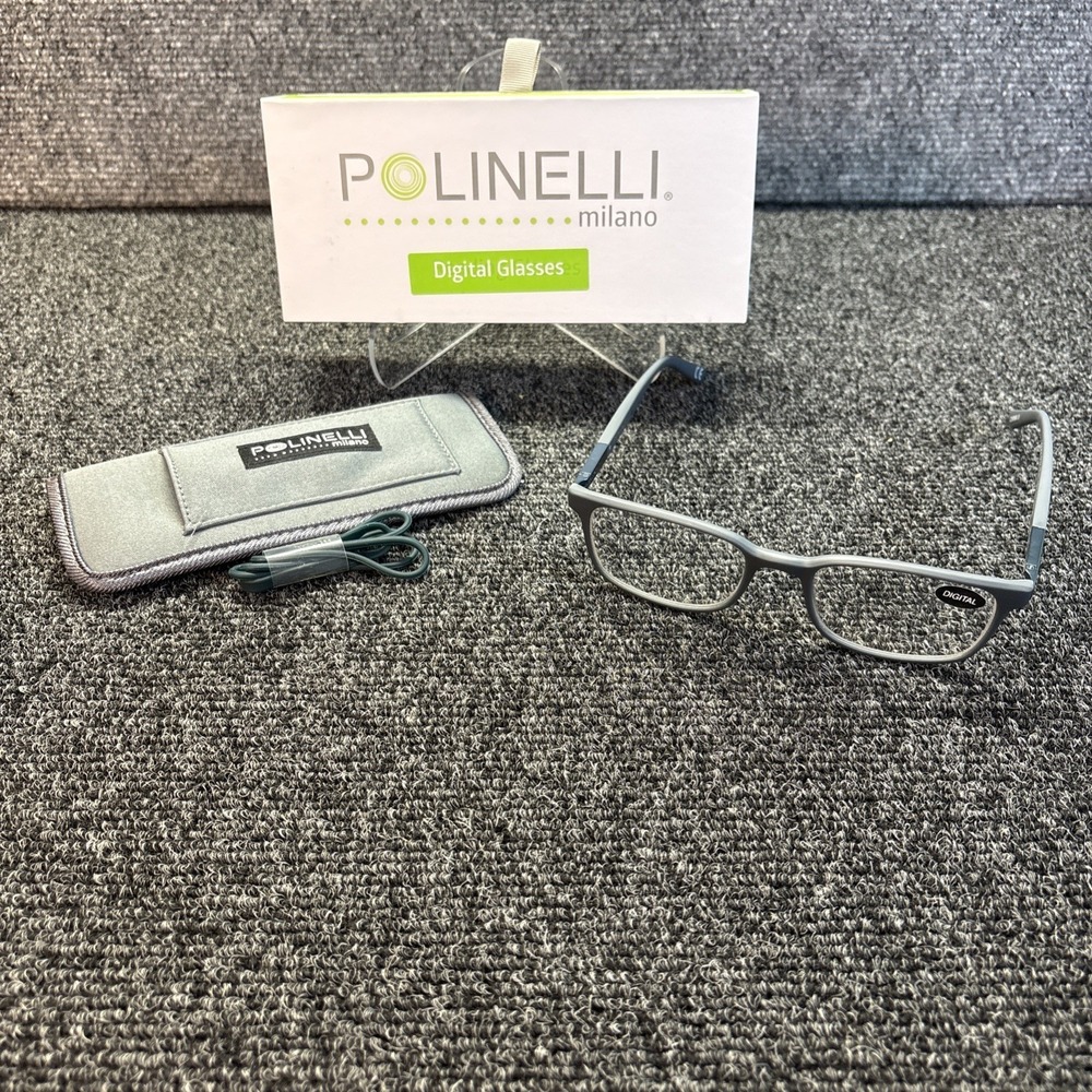 Polinelli® MILANO Quality Premium Digital‎ Glasses~Piano Grey P101